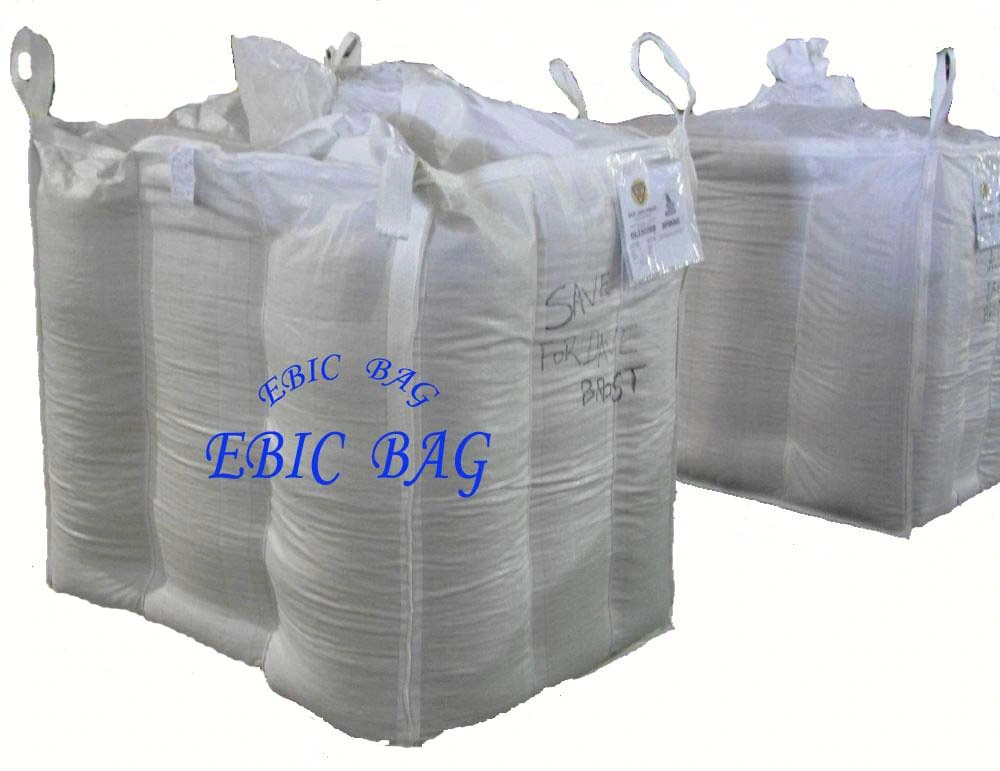 Customized PP Plastic Flecon Container Building Material Sand Baffle Cubicon Super Sack Sling Ton Jumbo Bulk FIBC Q Fertilizer Cement Printed Woven Big Bag