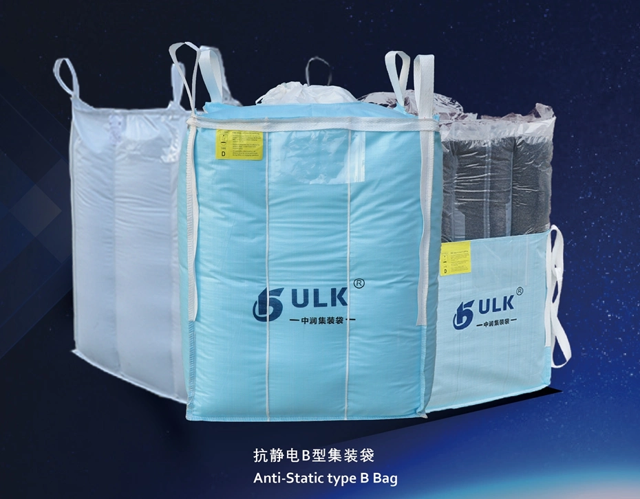 500kgs 1.5 Ton Flexible Fabric Big Container FIBC PP Woven 140GSM Jumbo Bag for Sand Fertilizer Transport