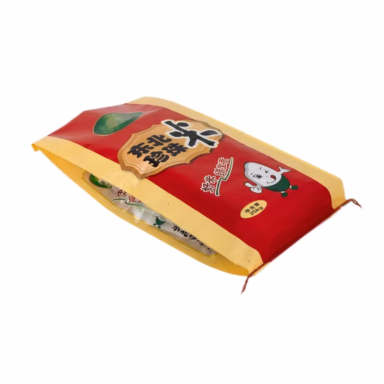 10kg 20kg 25kg 40kg 50kg 100kg Design personalizzato del sacco Imballaggio stampato in plastica Riso Farina di frumento Carbone chimico Alimentazione postale Borsa da imballaggio in tessuto PP