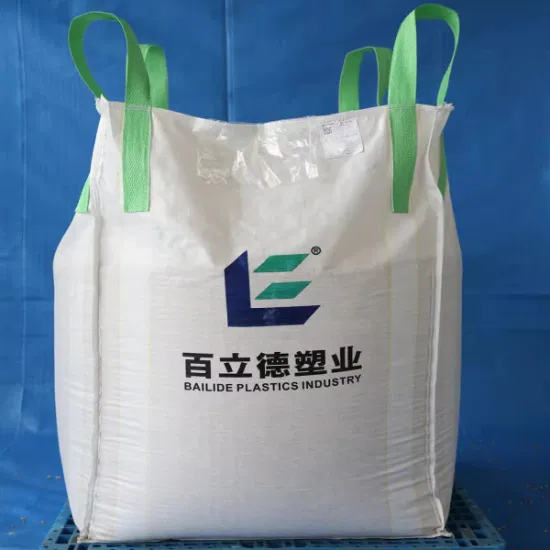 Sacco super resistente FIBC da 1 tonnellata Borsa jumbo da 1,5 tonnellate Borsa tote a tracolla laminata in tessuto PP Borsa sfusa da 2 tonnellate 2000 kg Nuovo big bag in PP